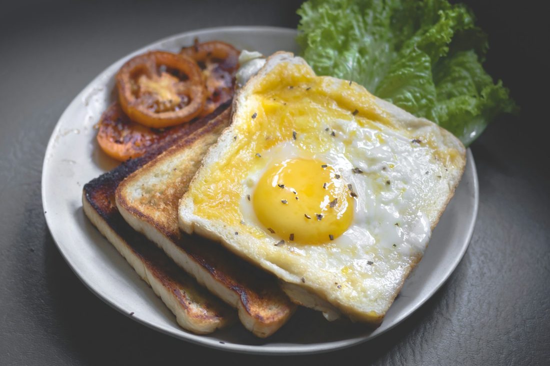 Eggs and toast